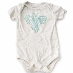 Burt’s Bees Baby Organic Cotton Onesie Newborn NWOT
